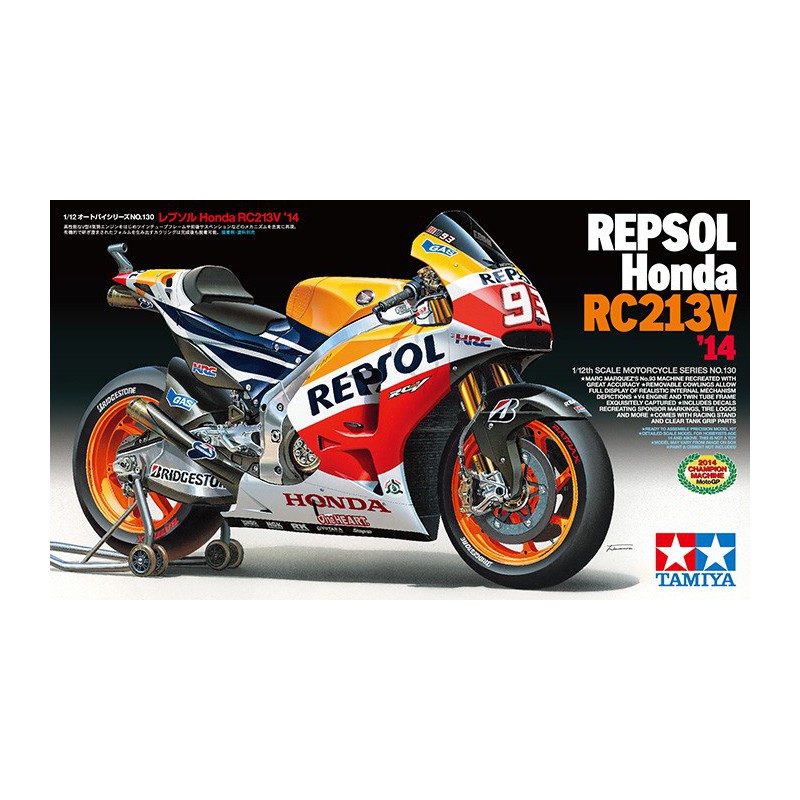 Maquette moto Tamiya 1/12 14130 Honda RC213V Repsol