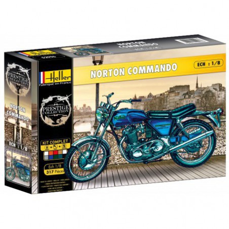 NORTON 750 Commando Roadster [Heller, 1/8 ème