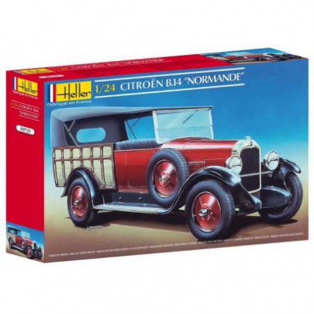 Maquette Citroën B14 Normande - Échelle 1/24 - 83 Pièces - À Assembler - Avec Décalcomanies - Modèle Réduit Voiture Ancienne
