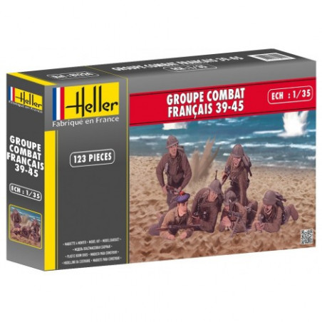 Maquette Figurines Heller 81224 1 35 Groupe Combat Fran ais 39 45 maquette-figurines-heller-81224-1-35-groupe-combat-fran-ais-39-45