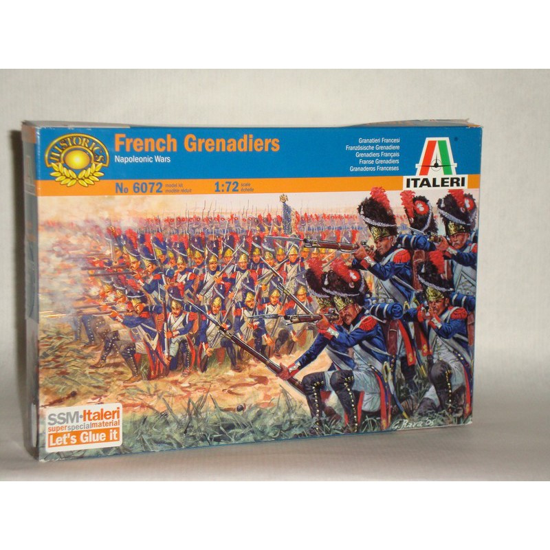 Figurines 1/72 Italeri 6072 Grenadiers français