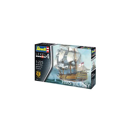 MAQUETTE BATEAU HMS Victory 1:225 Revell Vintage boat box model kit MAQUETTE BATEAU HMS Victory 1:225 Revell Vintage boat box model kit