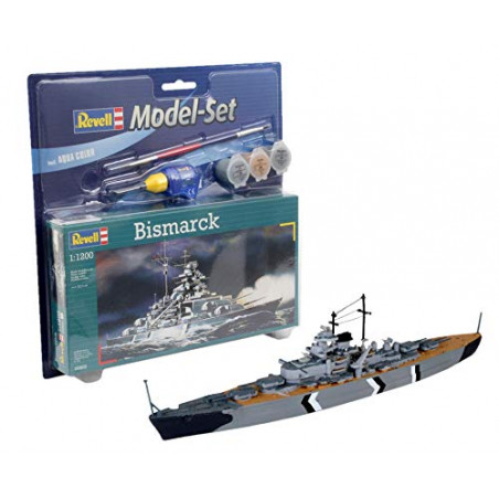 Maquette bateau en bois :Cuirassé Bismarck - Amati - Rue des Maquettes