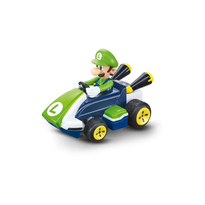Voiture télécommandée Mini Mario Kart Luigi Carrera